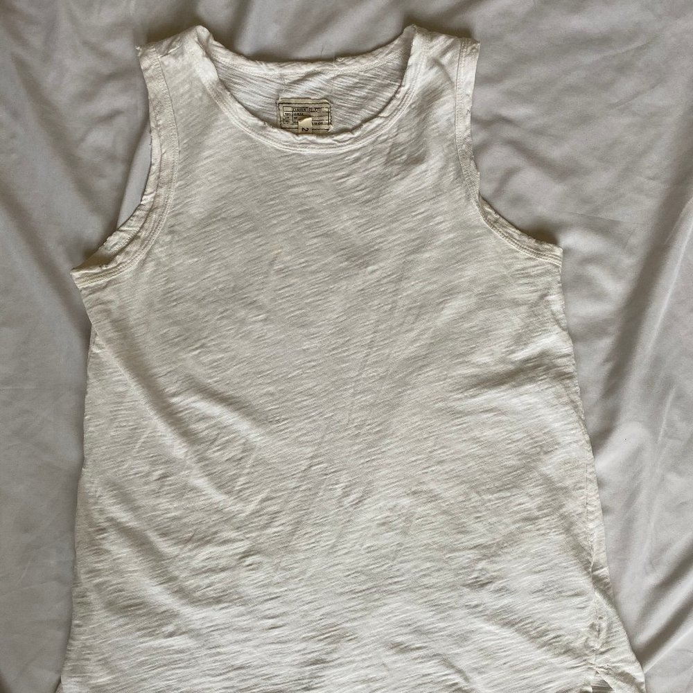 Current Ellioty white tank top